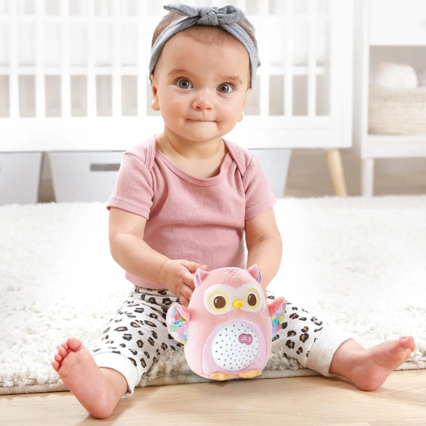 VTech Baby Ma veilleuse lumi chouette Rose