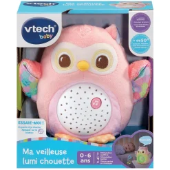 VTech Baby Ma veilleuse lumi chouette Rose