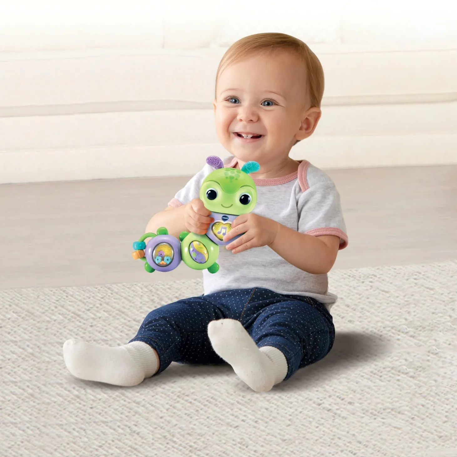 VTech Baby Myrtille twist chenille Multicolore