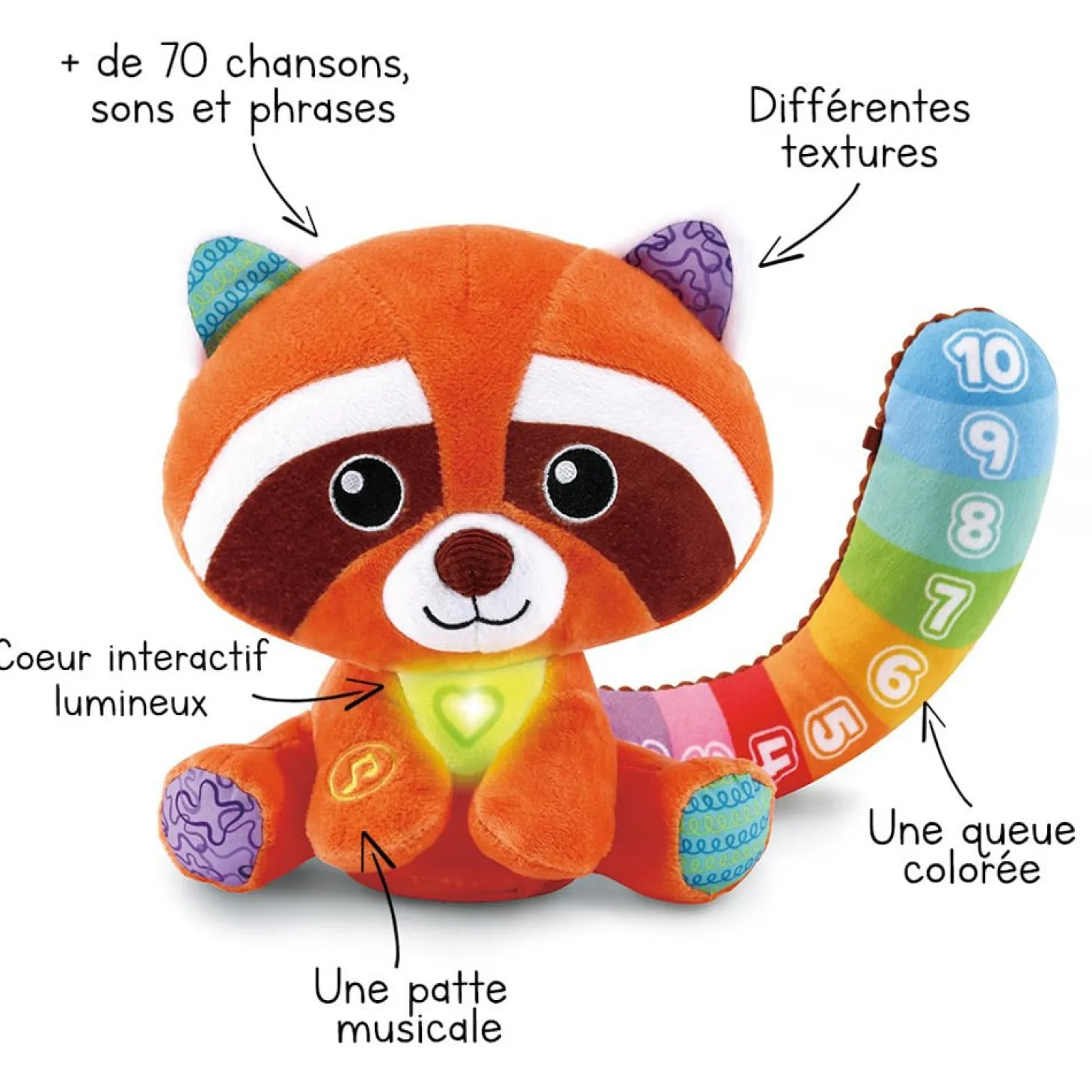VTech Baby Noa compte avec moi Multicolore