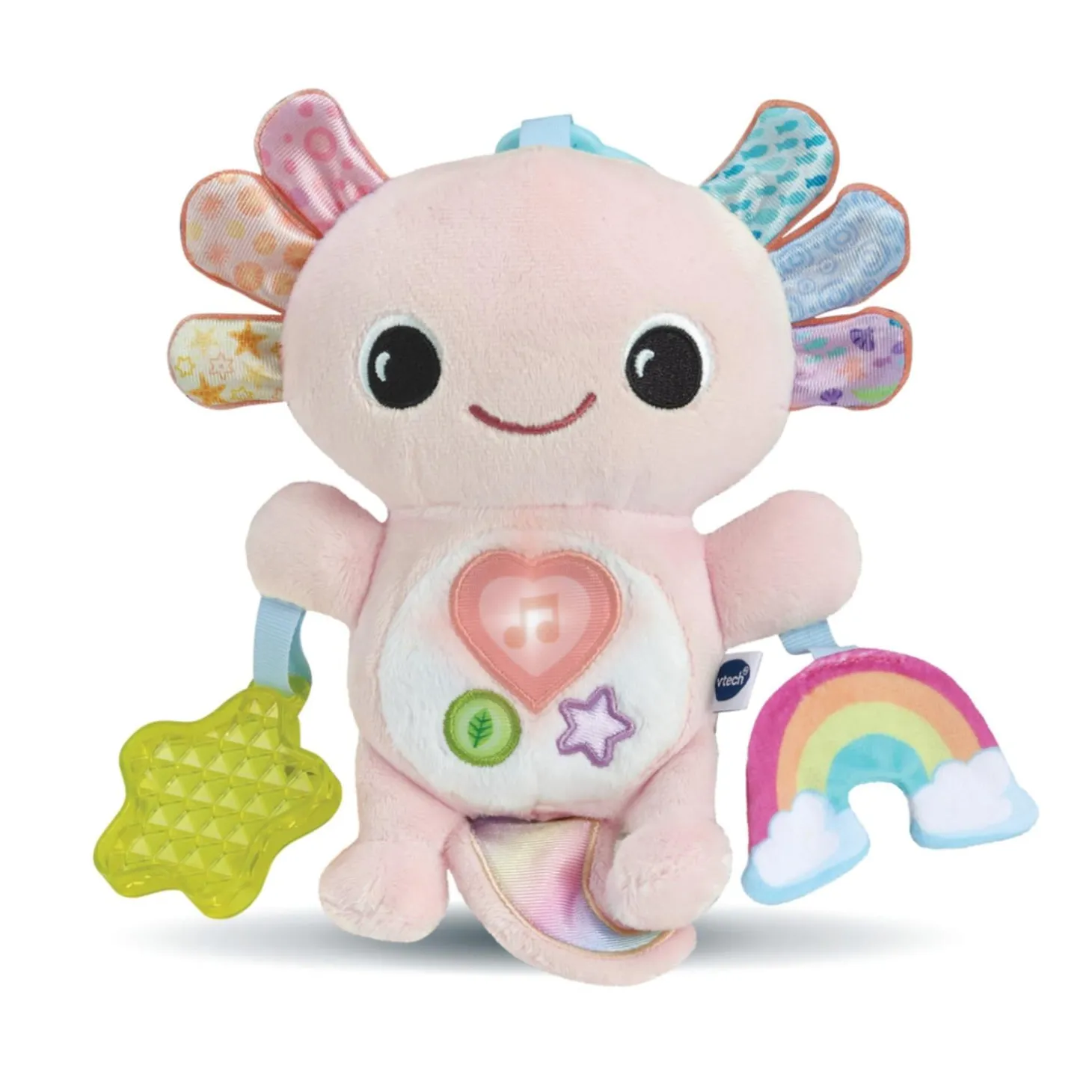 VTech Baby Peluche musicale Eliott bébé axolotl Multicolore