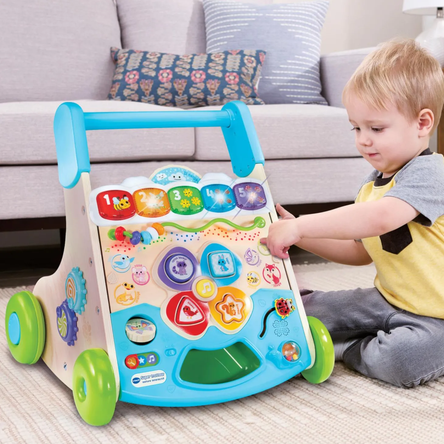 VTech Baby Super trotteur nature interactif Multicolore