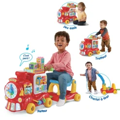 VTech Baby                    Tchou Tchou Loco, Mon Porteur Évolutif    Multicolore