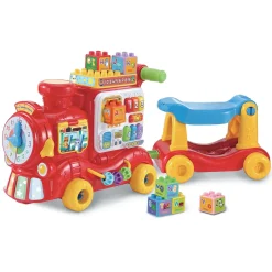 VTech Baby Tchou Tchou Loco, Mon Porteur Évolutif Multicolore