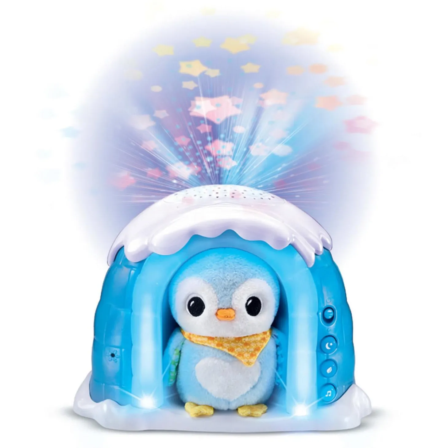 VTech Baby Veilleuse p'tit pingouin nuit etoilee Multicolore