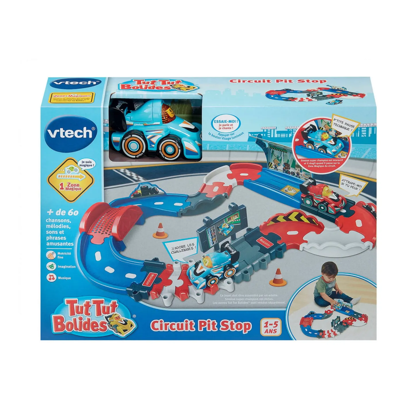 Vtech Circuit pit stop Tut tut bolides Multicolore