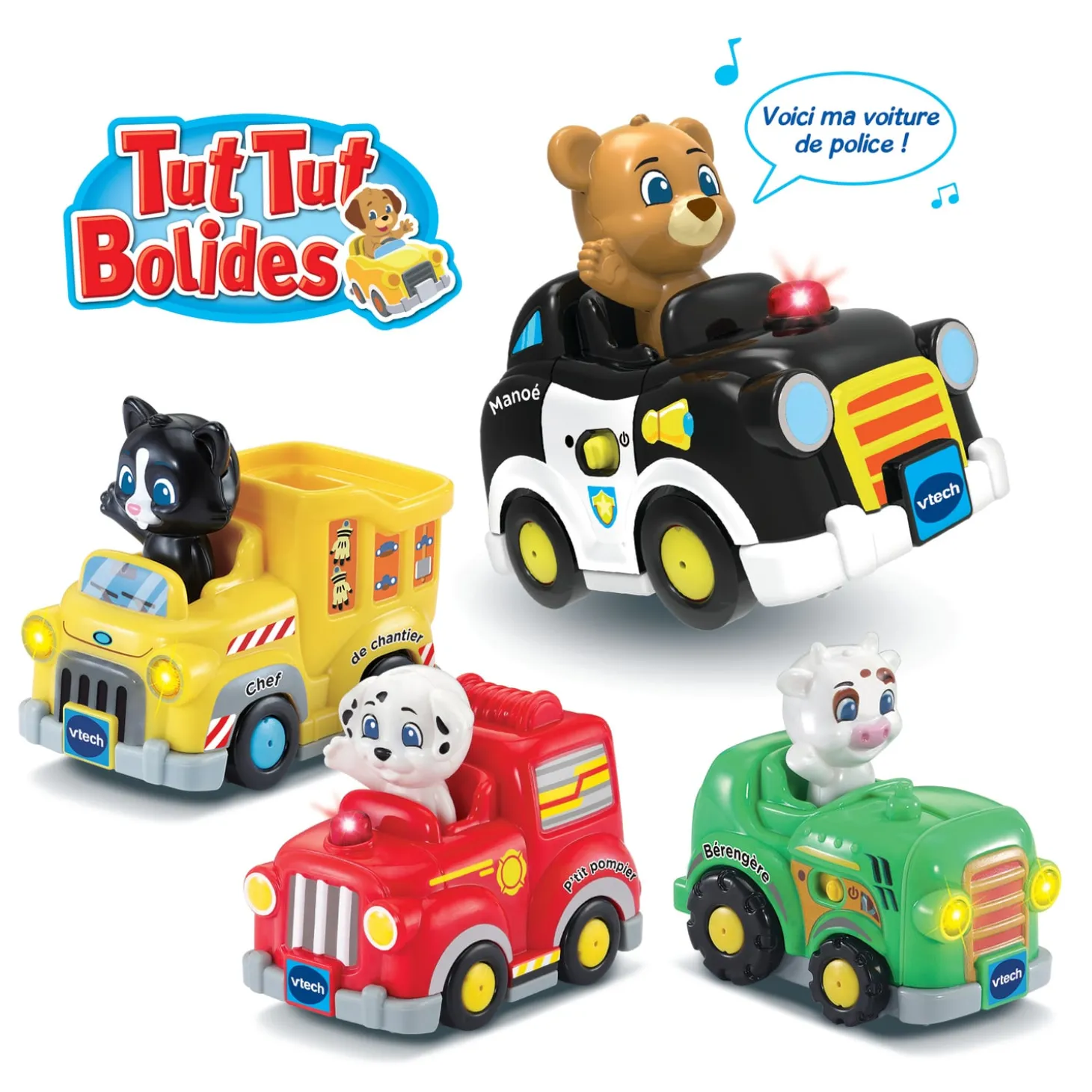 Vtech Véhicules animaux Tut tut bolides Multicolore