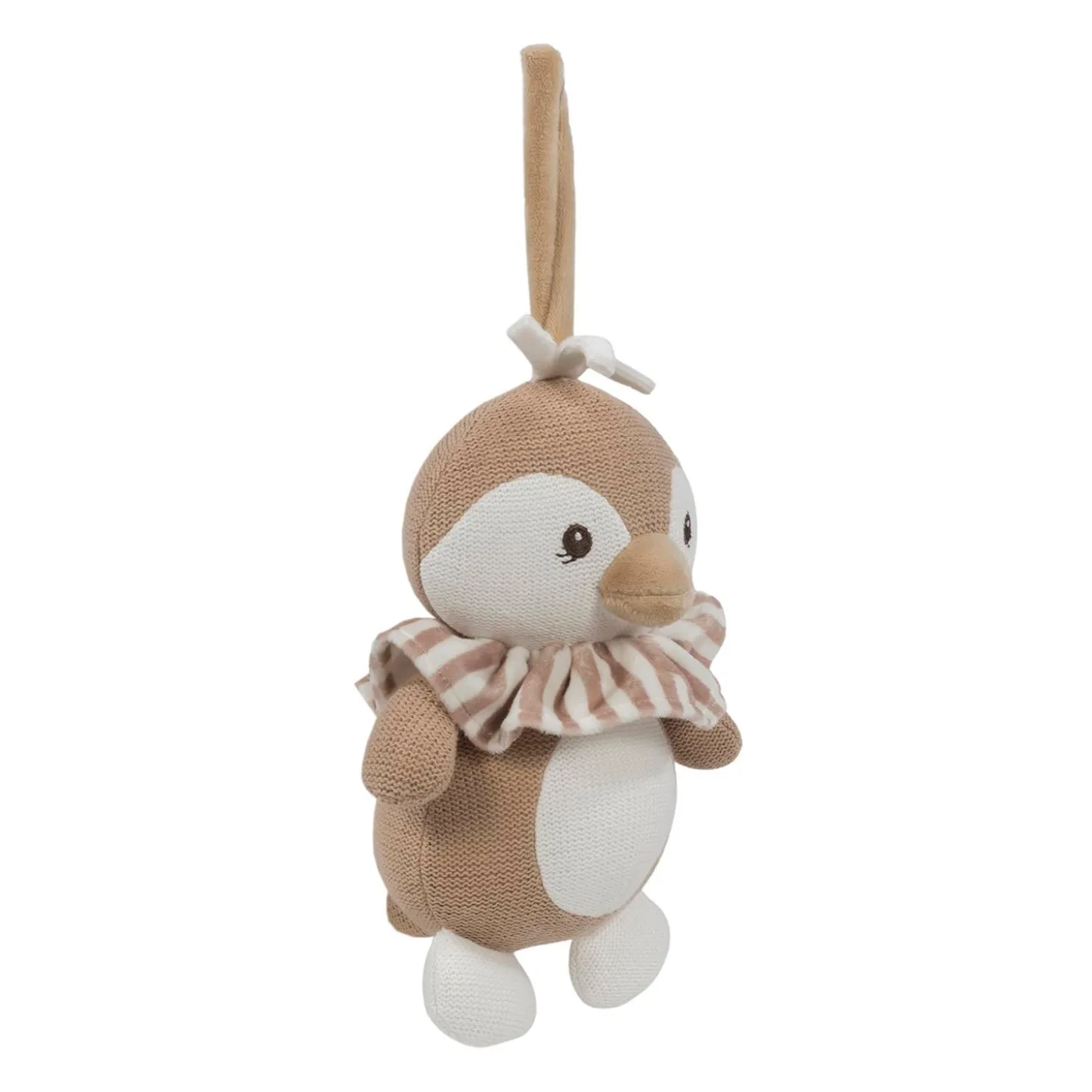 Walking Mum Peluche Musical Pingouin Praliné Moka