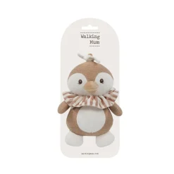 Walking Mum Peluche Musical Pingouin Praliné Moka