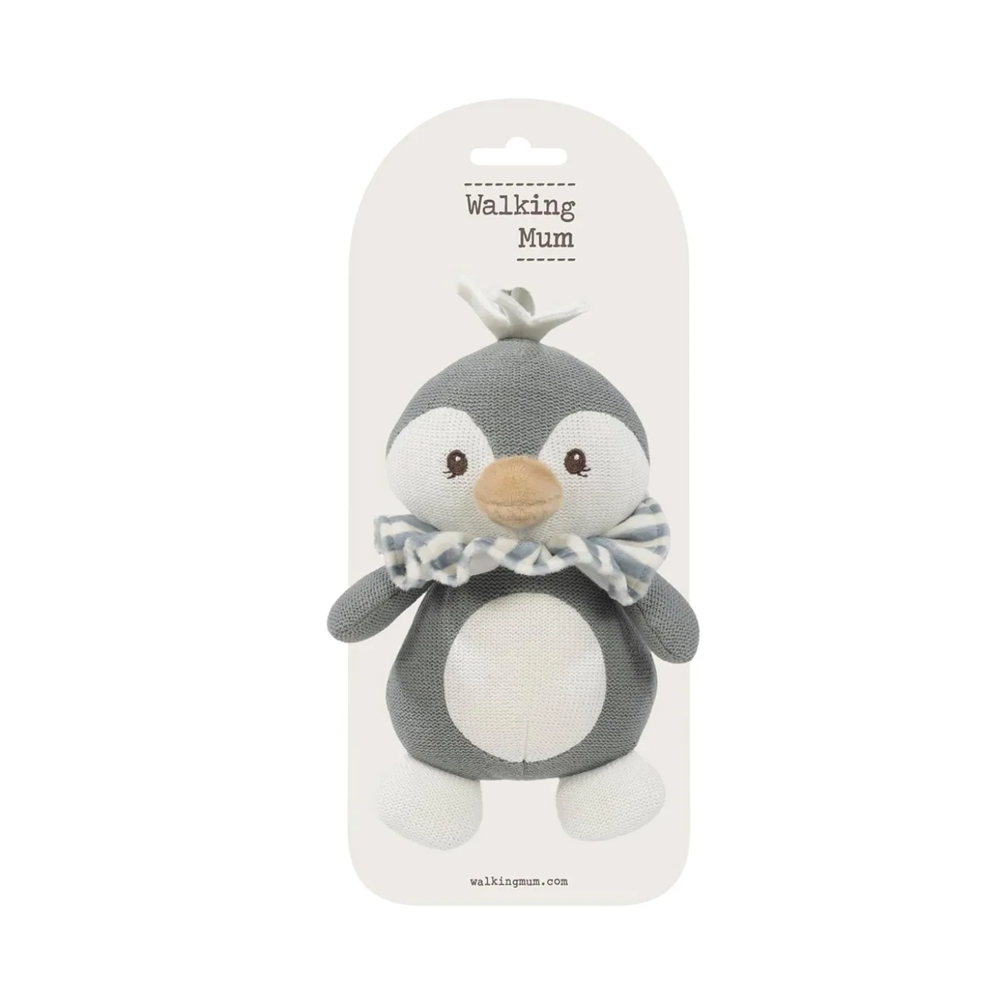 Walking Mum Peluche Musical Pingouin Praliné Matcha