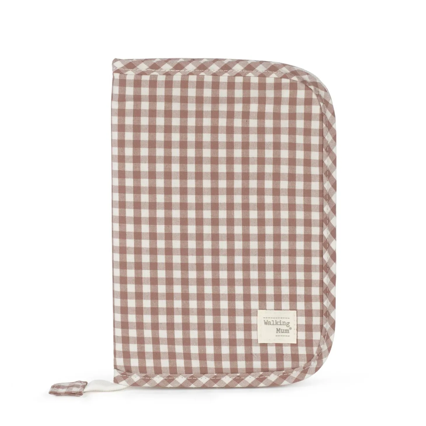 Walking Mum Protège Carnet de Santé Praliné Vichy Moka