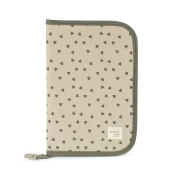 Walking Mum                    Protège carnet de santé Coeurs Poppy    Mousse