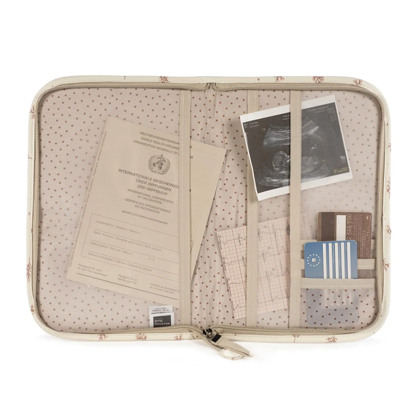 Walking Mum Protège carnet de santé Mimosa Rose