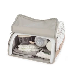 Walking Mum                    Réhausseur transportable Chaise haute Botton Fleurs    Beige
