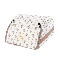 Walking Mum                    Réhausseur transportable Chaise haute Botton Fleurs    Beige