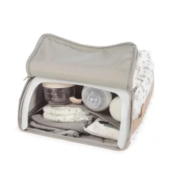 Walking Mum                    Réhausseur transportable Chaise haute Botton Fleurs    Beige