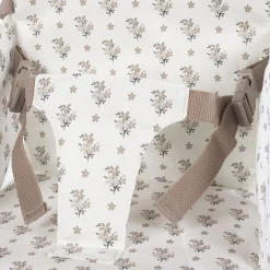 Walking Mum                    Réhausseur transportable Chaise haute Botton Fleurs    Beige