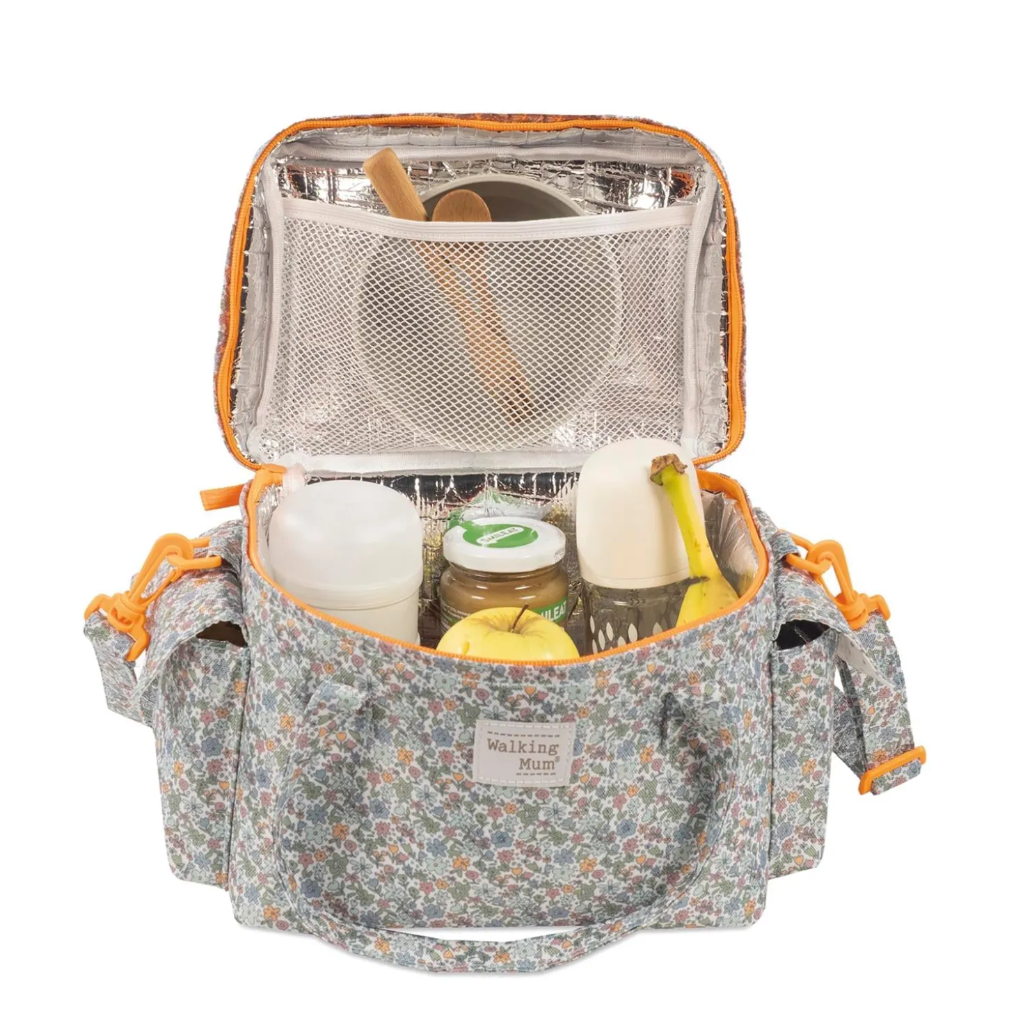 Walking Mum Sac Isotherme Summer Flowers Vert