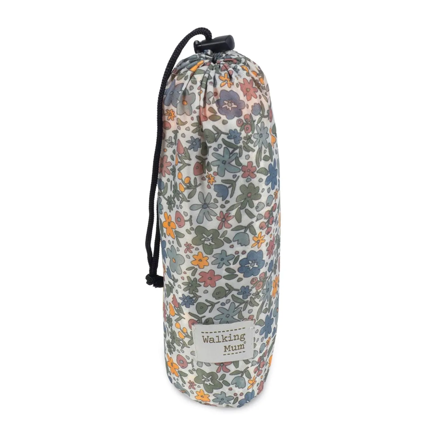 Walking Mum Serviette Fleurs Vert 70x140 cm