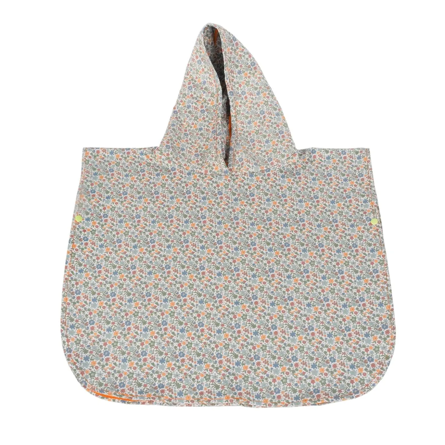 Walking Mum Serviette poncho Fleurs Vert