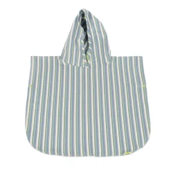 Walking Mum                    Serviette poncho Rayures    Vert