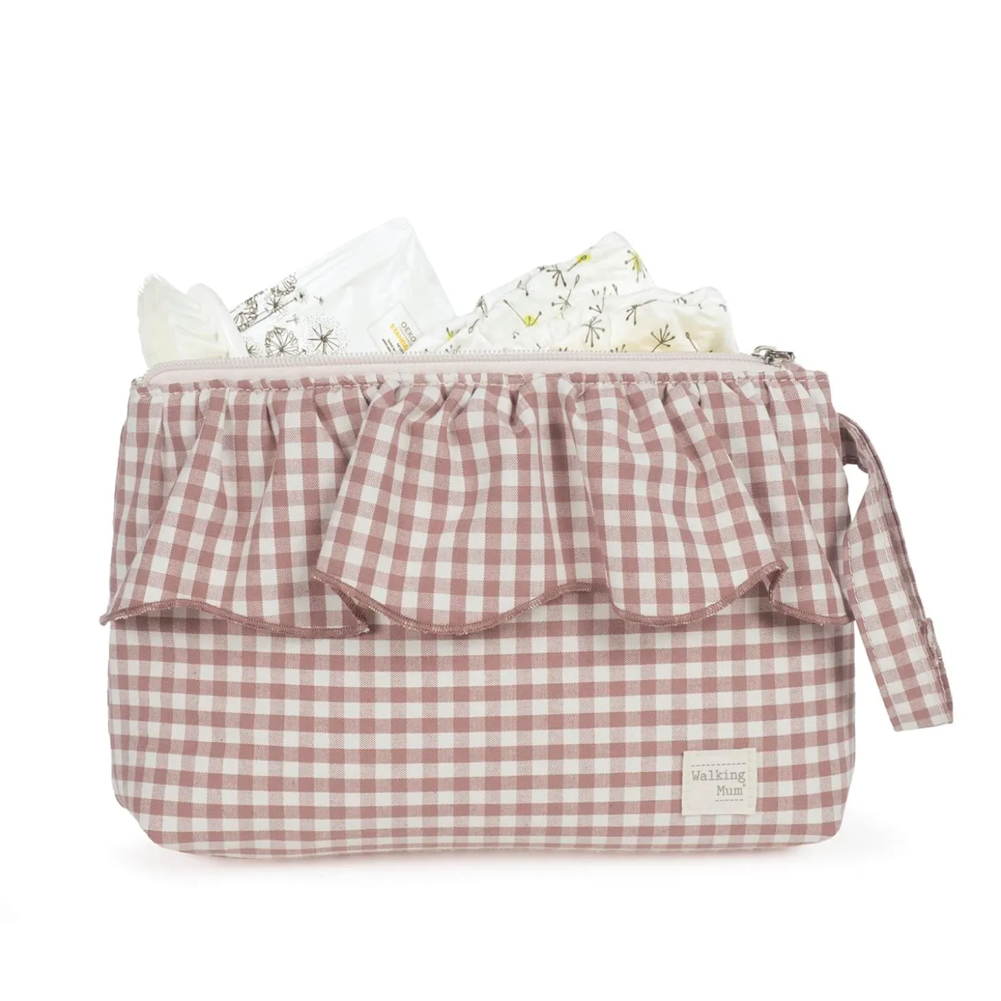 Walking Mum Trousse de Toilette Praliné Vichy Moka