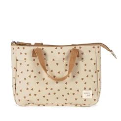 Walking Mum                    Trousse de toilette Coeurs Poppy    Cannelle