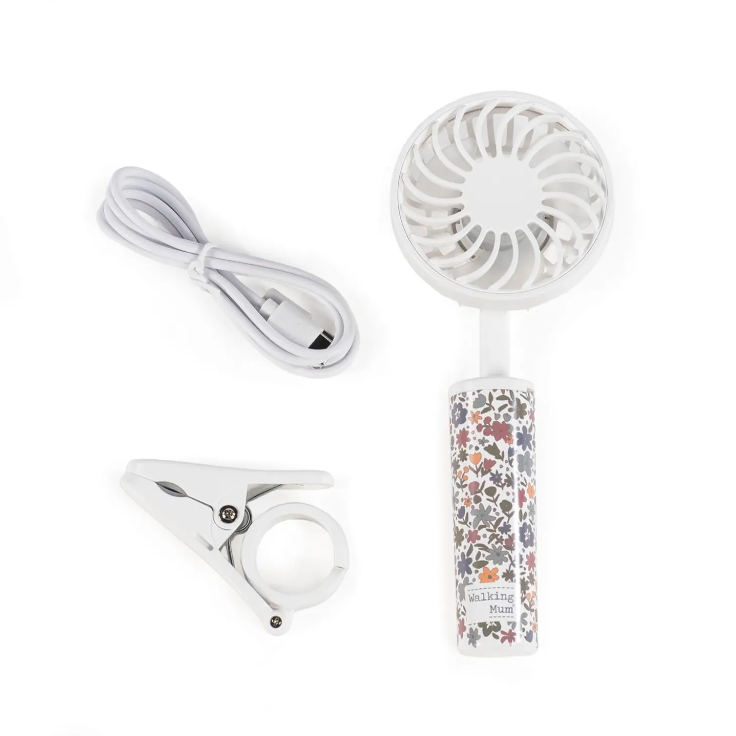 Walking Mum Ventilateur de poussette Flowers Vert