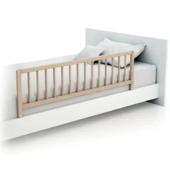 Webaby                    Barrière de lit Essentiel    Hêtre Brut