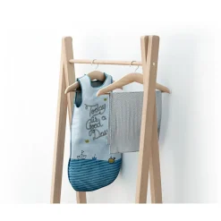Webaby                    Portant à vêtements Essentiel    Hêtre Brut