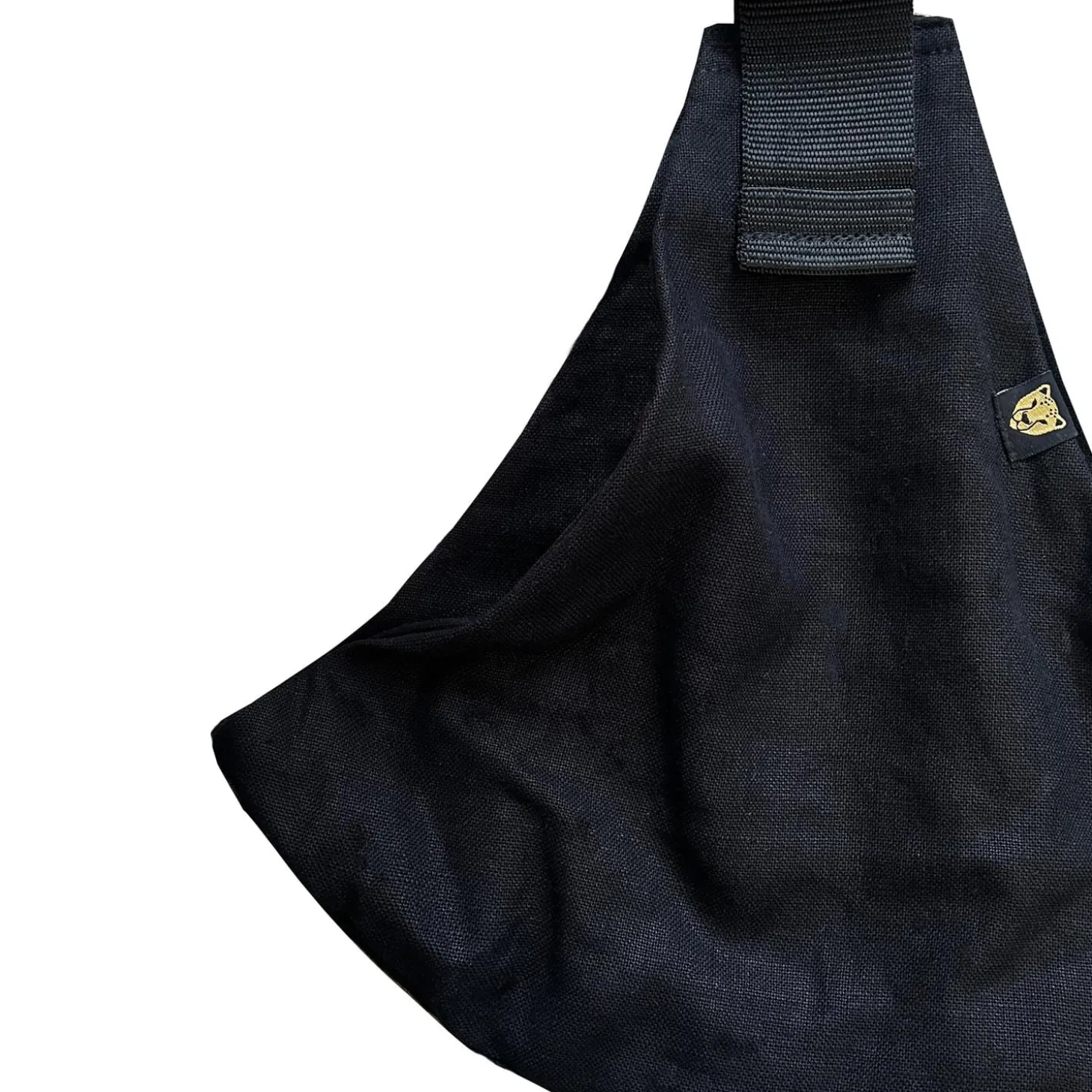 WILDRIDE Porte Enfant en Lin Black 9 mois - 4 ans
