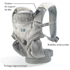 William Kent 1733 Porte-Bebe Ergo Twist Gris