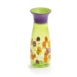Wowcup                    Gourde  360 ° enfant avec couvercle    Monstres            350 ml