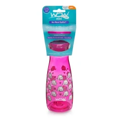 Wowcup                    Gourde  360 ° enfant avec couvercle    Elephants            350 ml