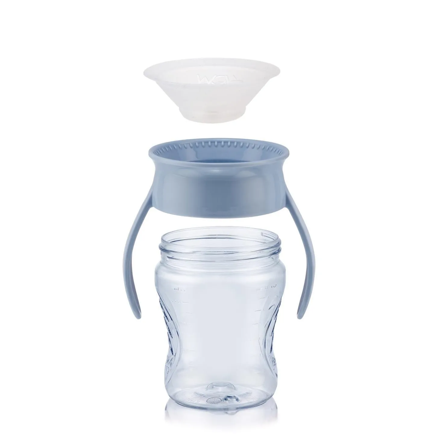 Wowcup Tasse 360 ° bébé Bleu Clair 207 ml