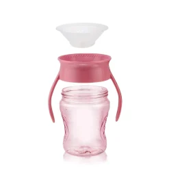 Wowcup Tasse 360 ° bébé Rose Clair 207 ml