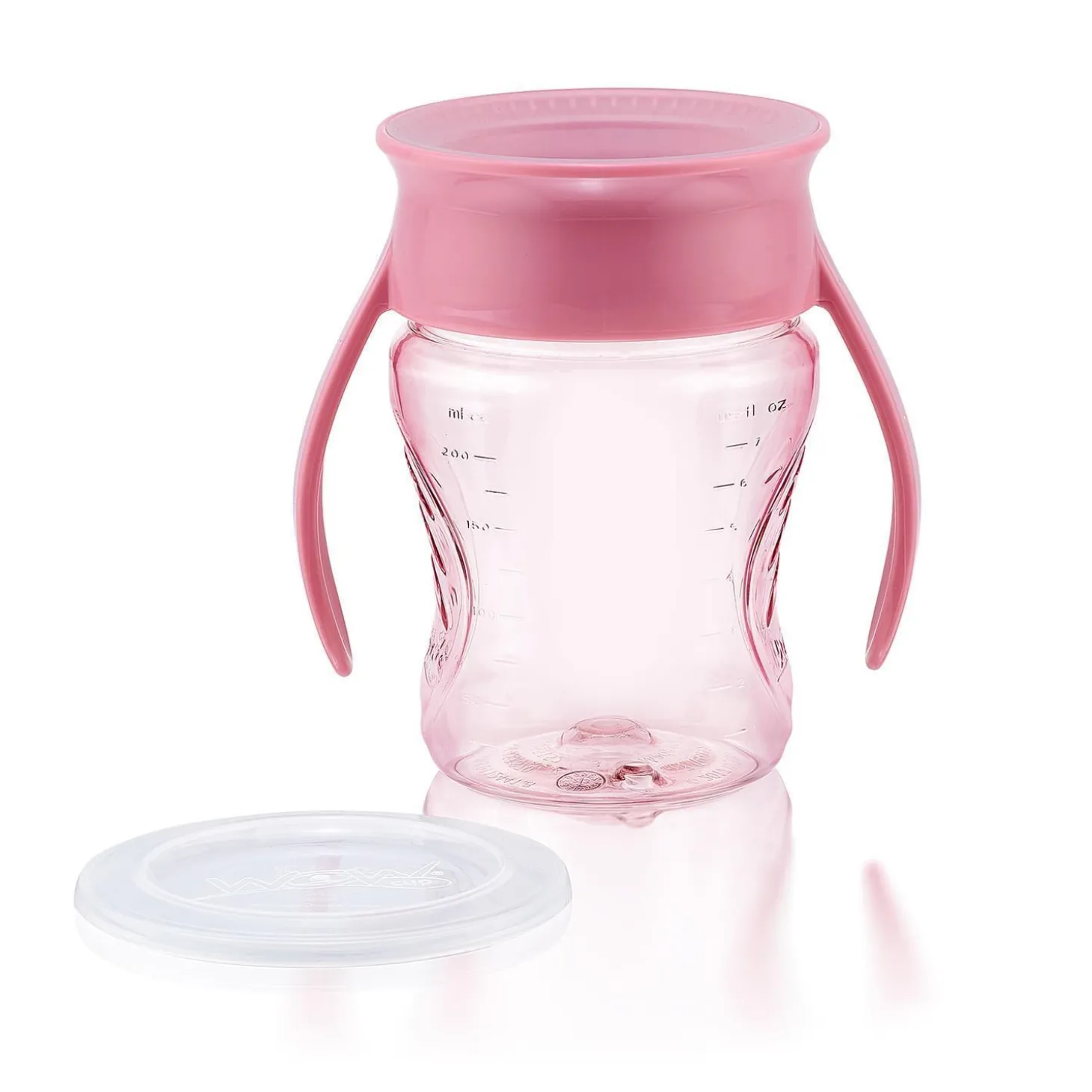 Wowcup Tasse 360 ° bébé Rose Clair 207 ml