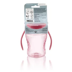 Wowcup Tasse 360 ° bébé Rose Clair 207 ml