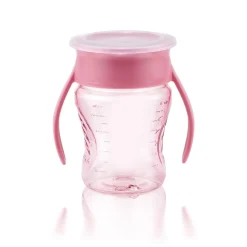 Wowcup Tasse 360 ° bébé Rose Clair 207 ml