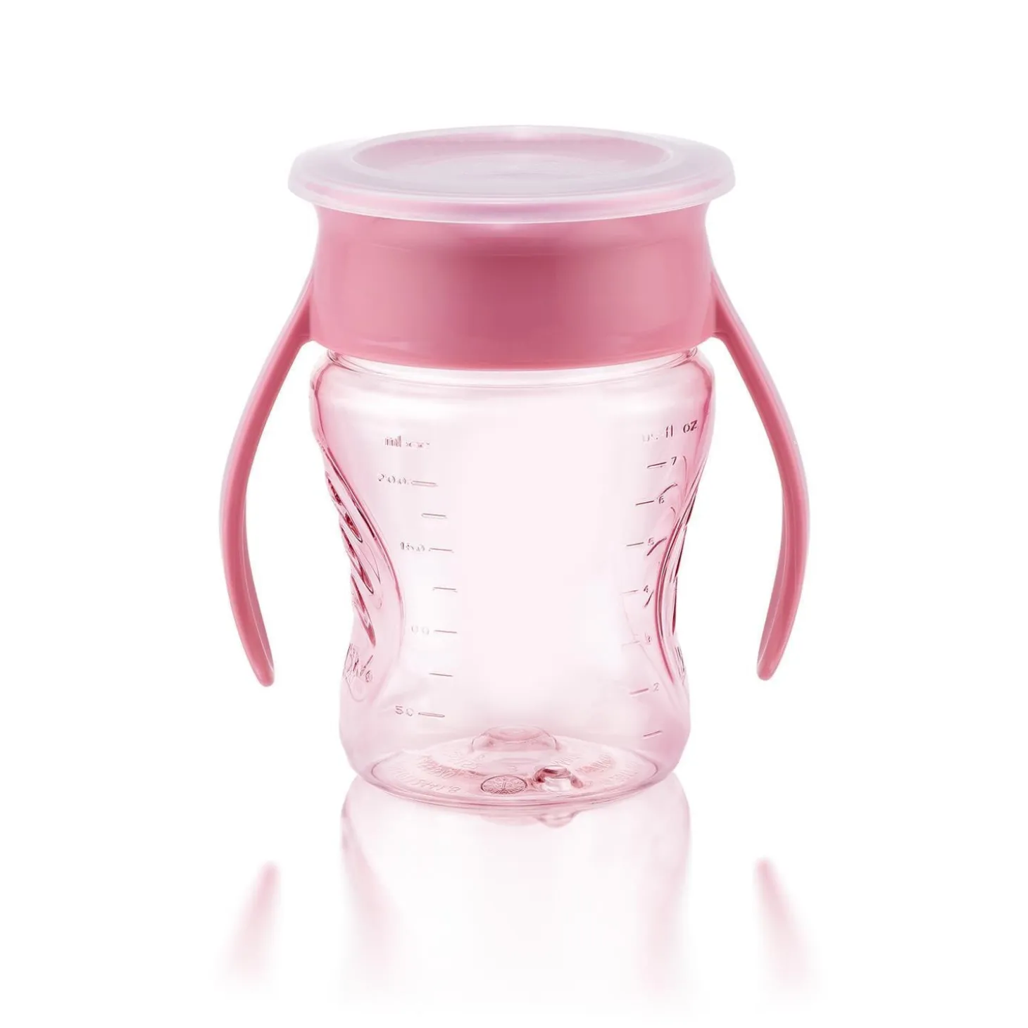Wowcup Tasse 360 ° bébé Rose Clair 207 ml