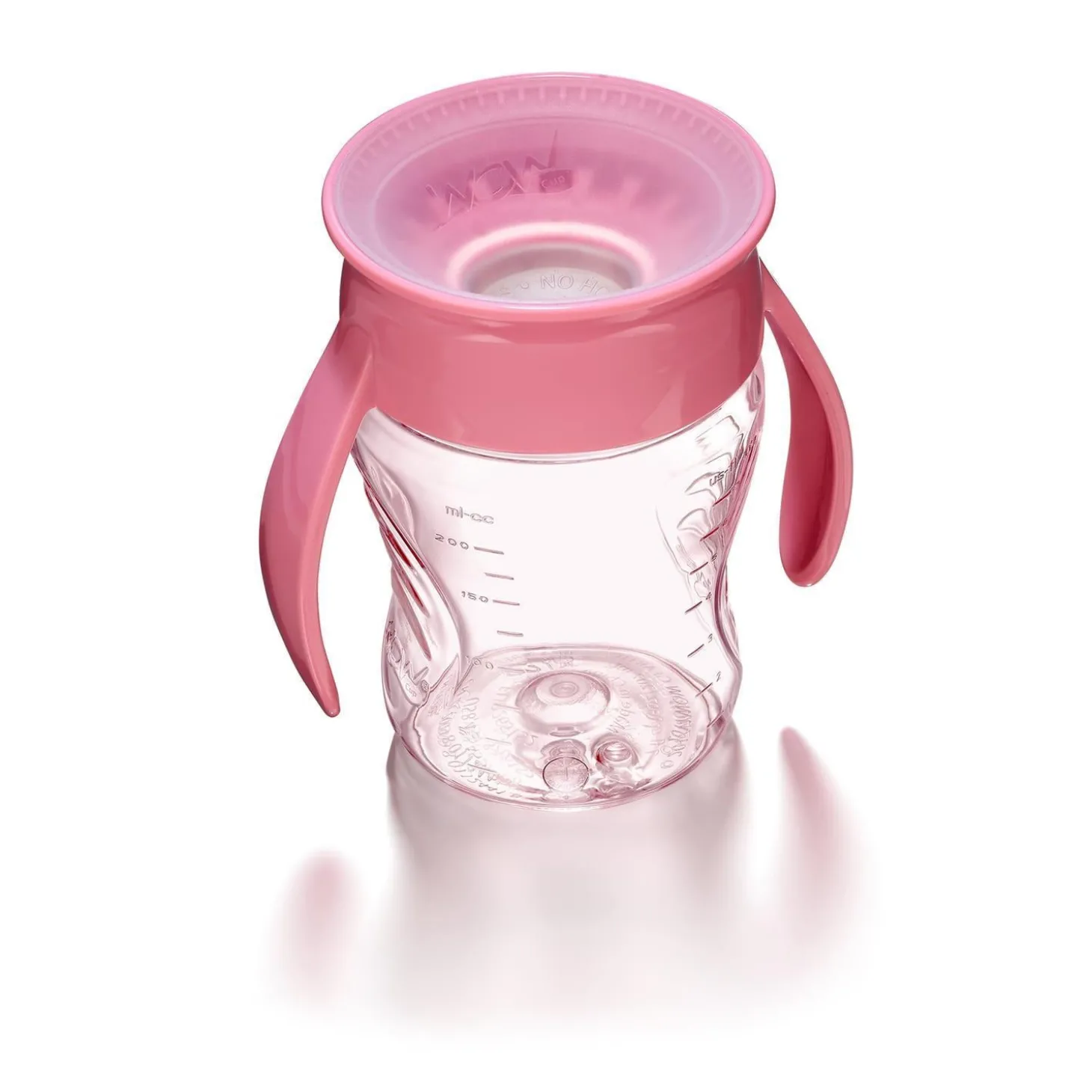 Wowcup Tasse 360 ° bébé Rose Clair 207 ml