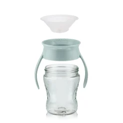 Wowcup                    Tasse 360 ° bébé    Vert Clair            207 ml