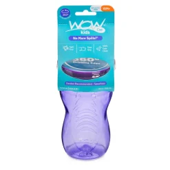 Wowcup Tasse 360 ° enfant Mauve 296 ml