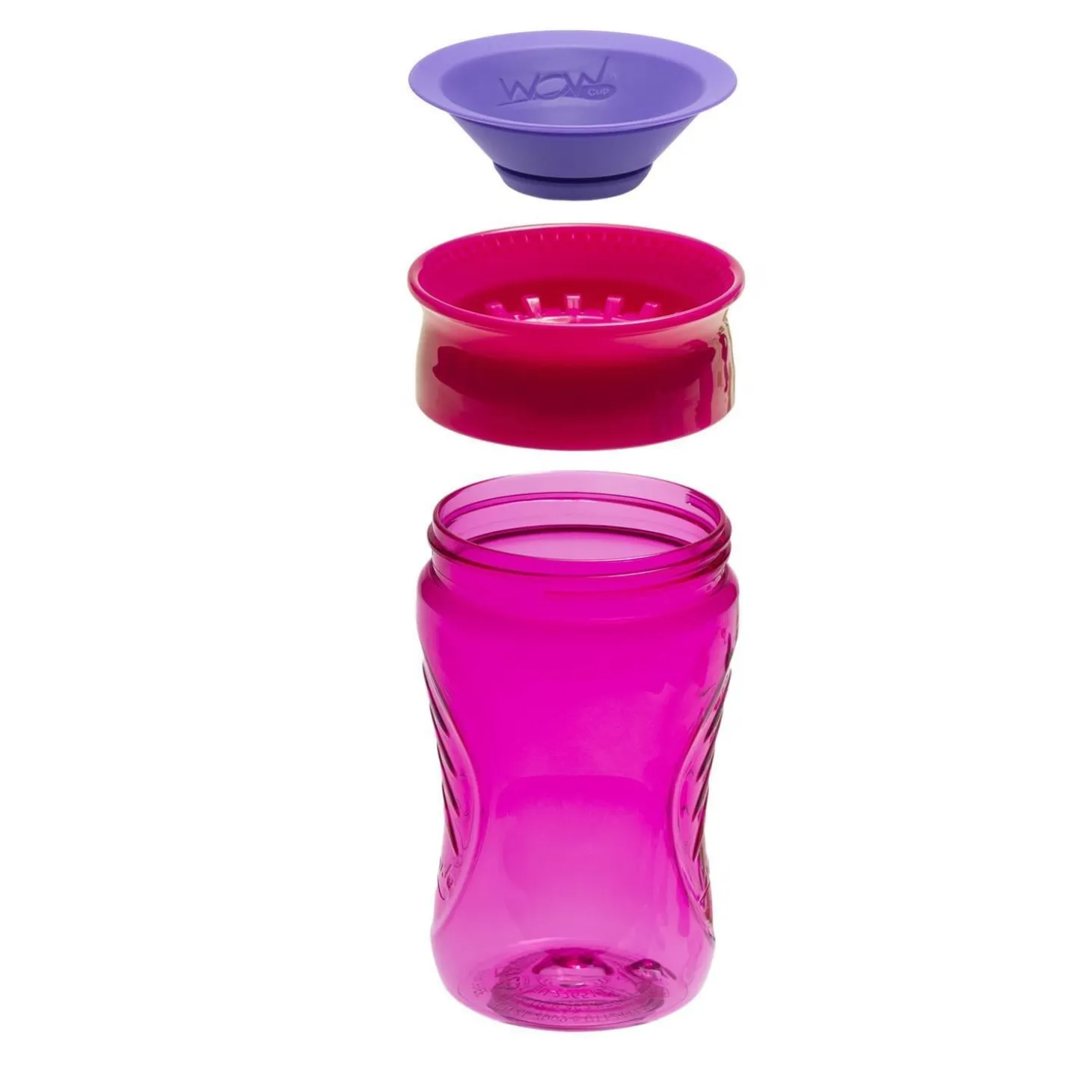 Wowcup Tasse 360 ° enfant Rose 296 ml