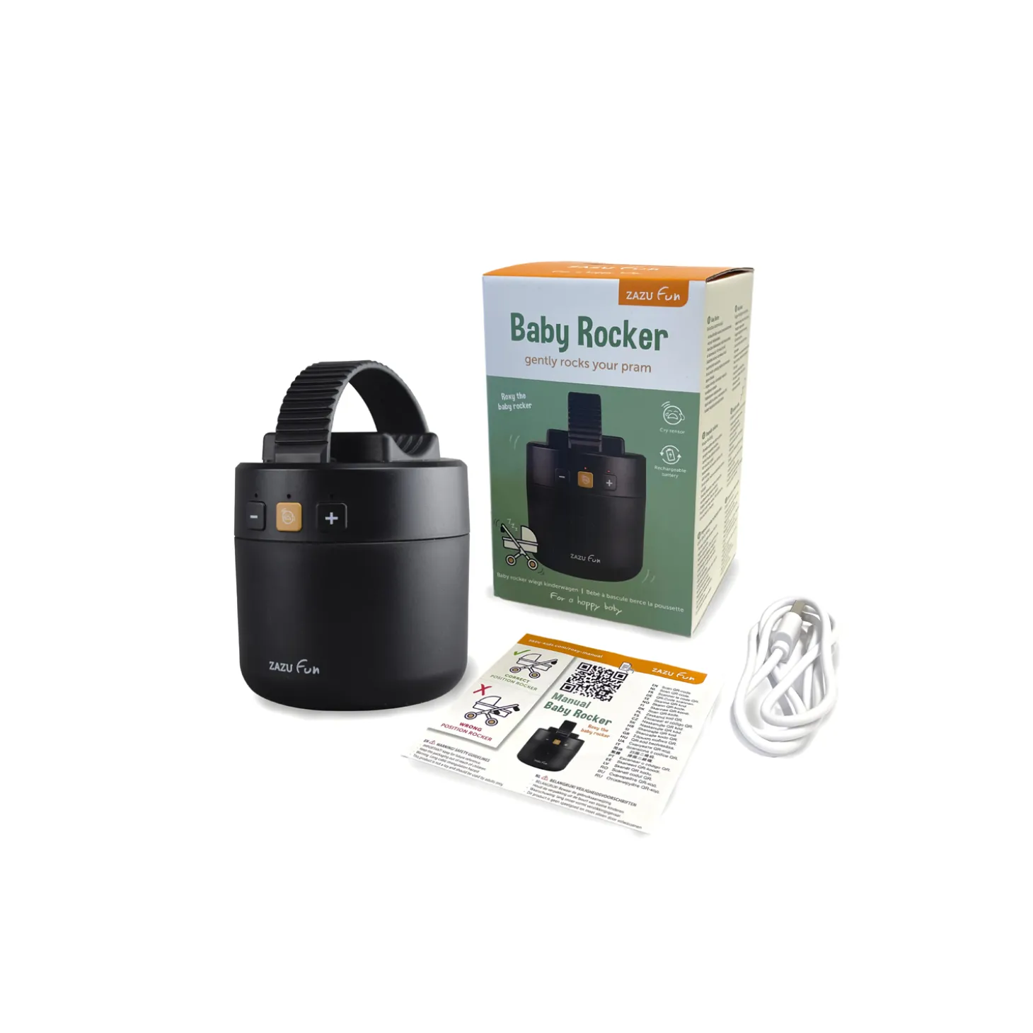 Zazu Balancelle Roxy nomade intelligente Noir