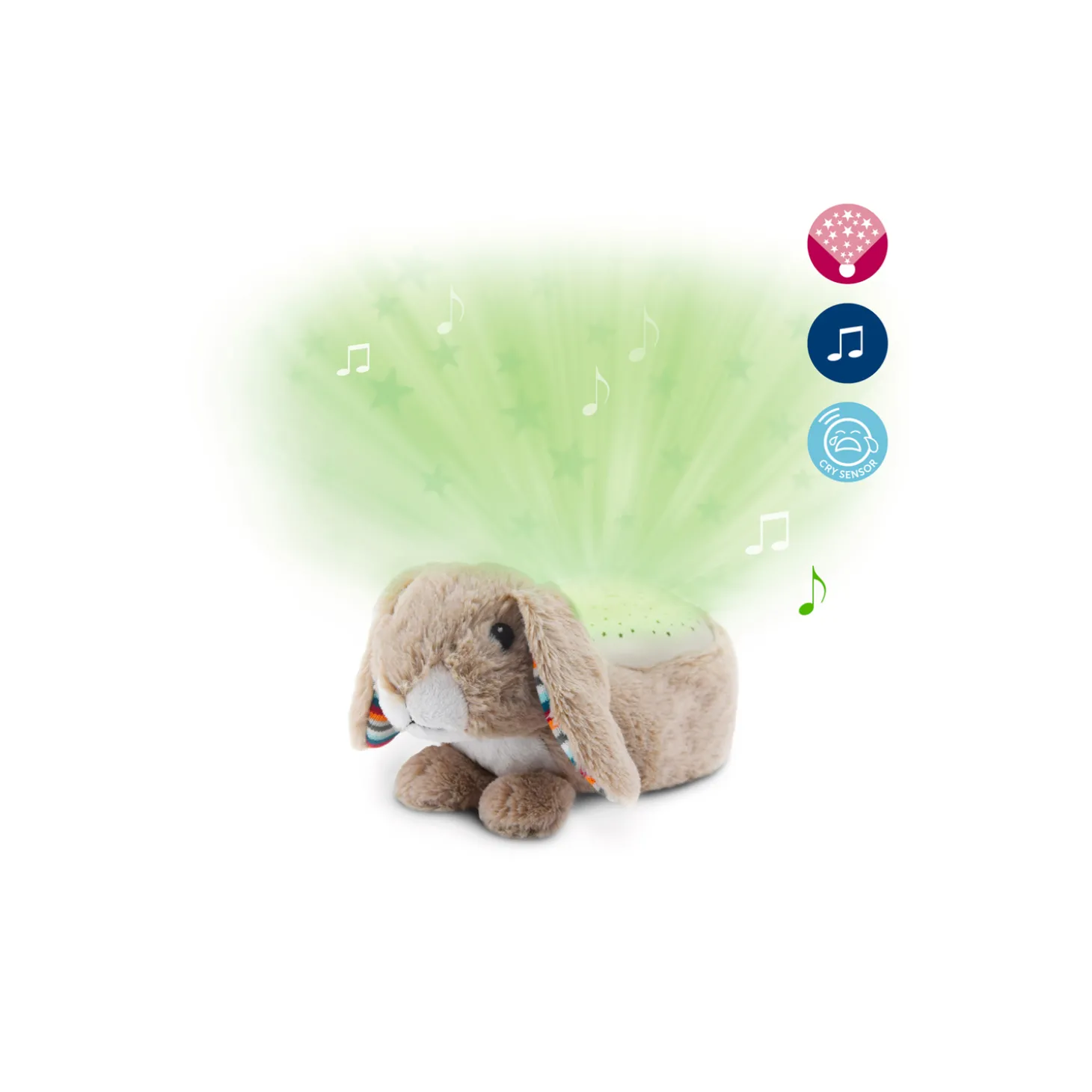 Zazu Projecteur avec capteur de pleurs Ruby l’ours Multicolore