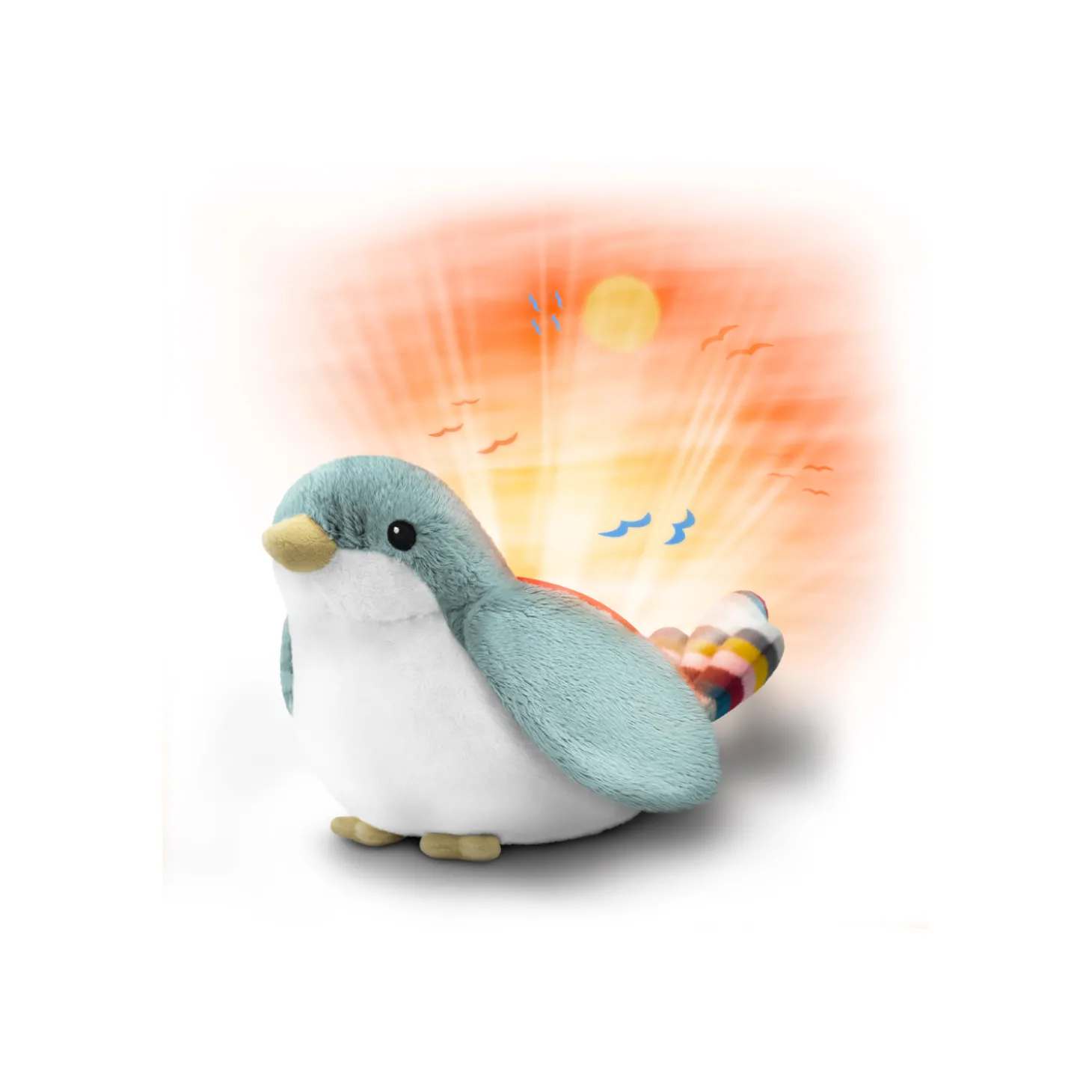 Zazu Projecteur avec veilleuse Shally l’oiseau Multicolore