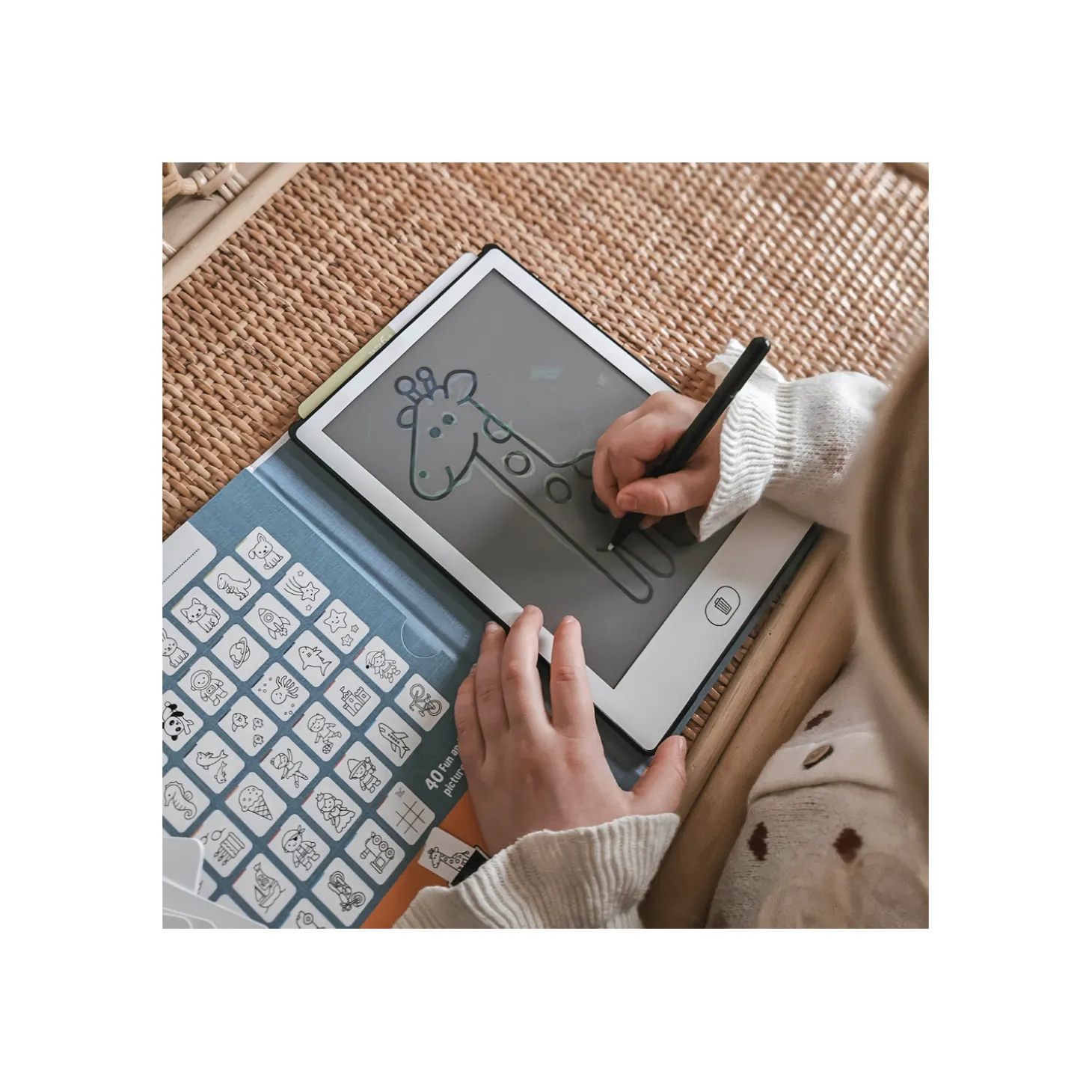 Zazu Tablette de dessin LCD Multicolore