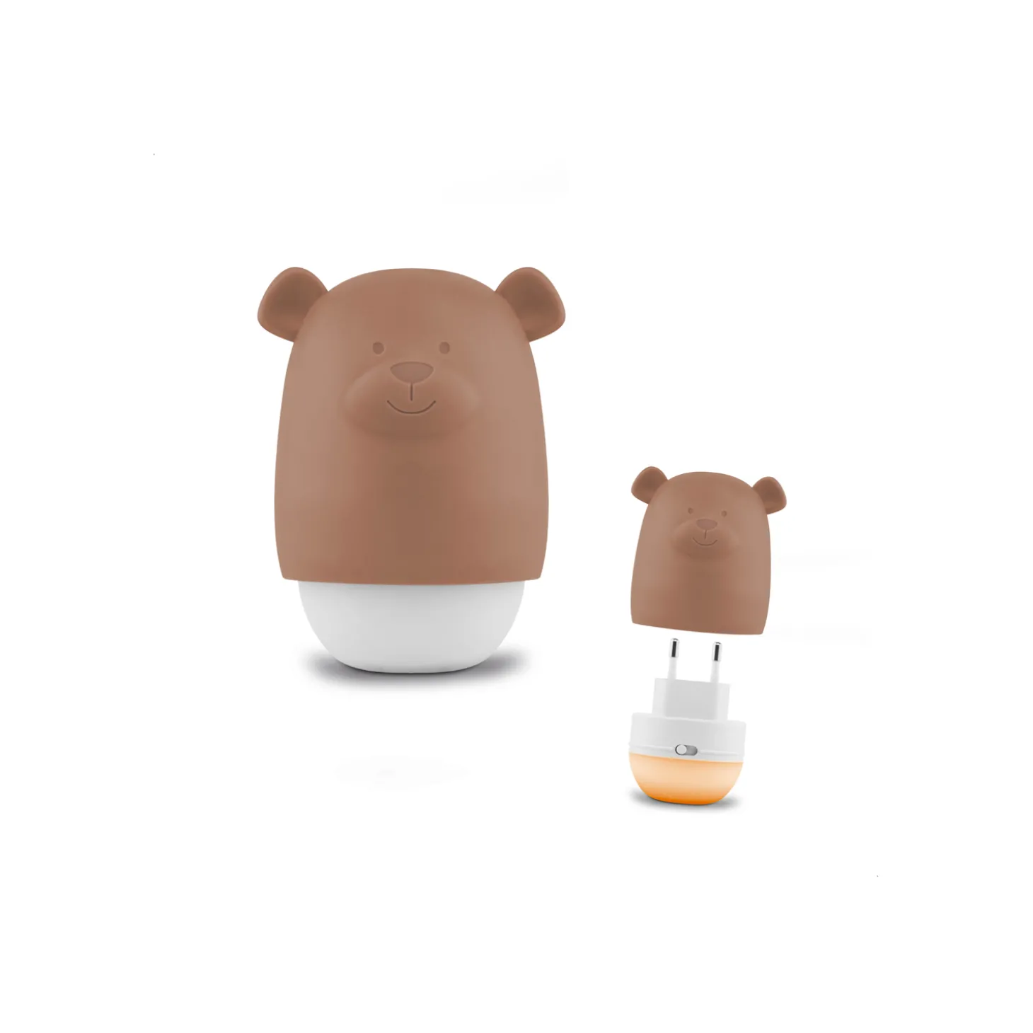 Zazu Veilleuse Benny compacte nomade Chocolat