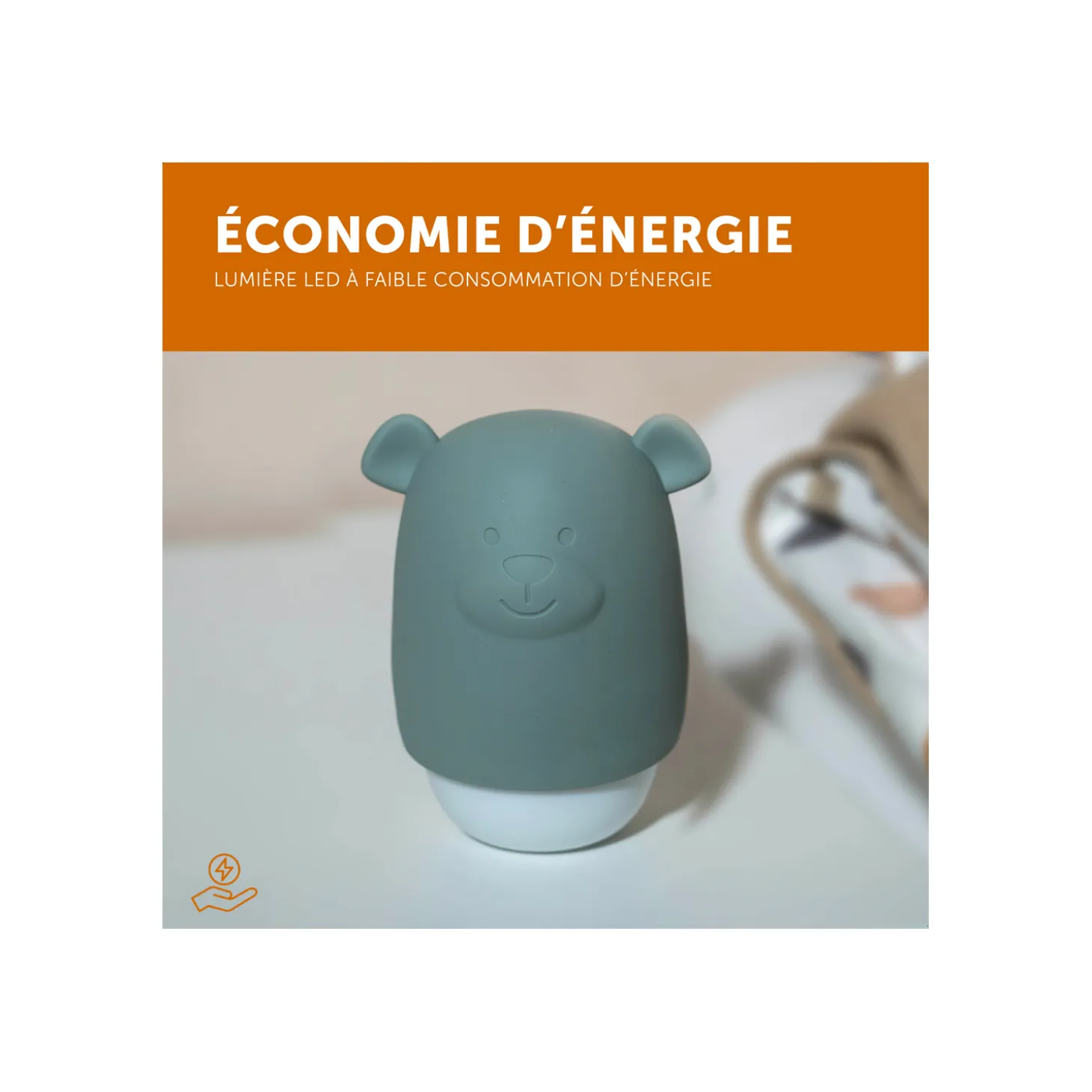 Zazu Veilleuse Benny compacte nomade Chocolat